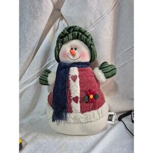 Kohl's Winter Snowman Plush Stuffed 17" Vintage